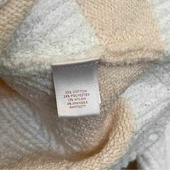 LC Lauren Conrad Chevron Bell Sleeve Knit Pullover Sweater Size Large - Picture 4 of 6